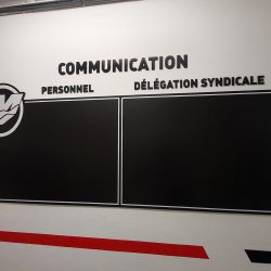 Placement de panneau magnétique